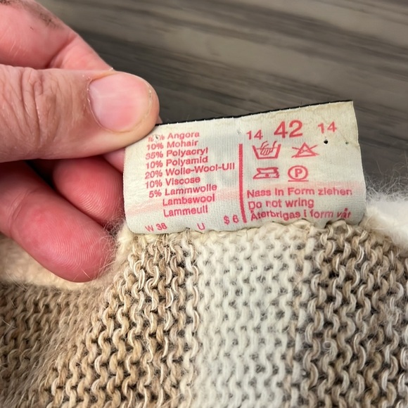 LUCIA ANGORA/MOHAIR PULLOVER SWEATER SMALL - Picture 12 of 16